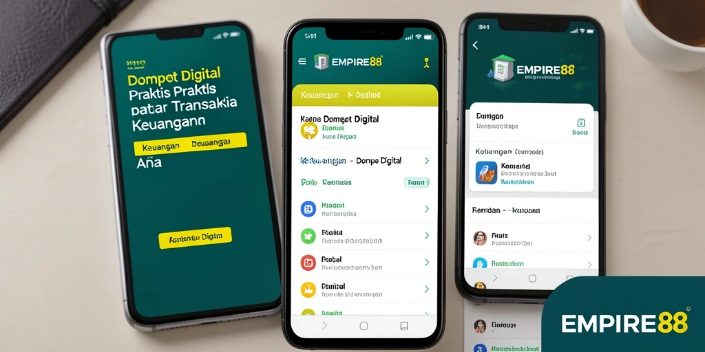 Antarmuka EMPIRE88 yang modern dan ramah pengguna untuk dompet digital.