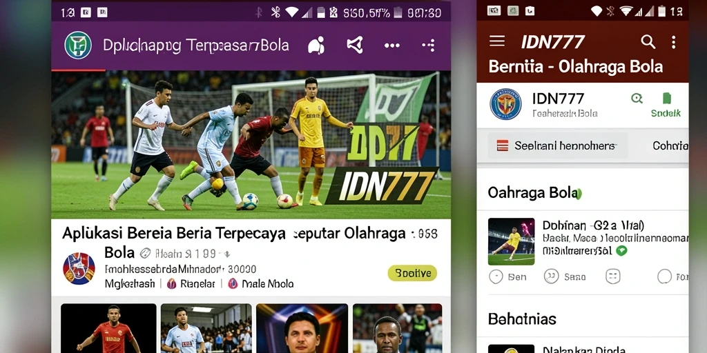 Antarmuka pengguna aplikasi IDN777 yang modern dan informatif.