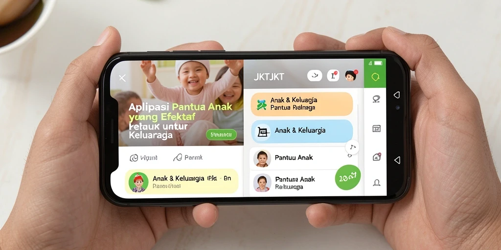 Tampilan antarmuka JKTJKT yang menarik dan informatif