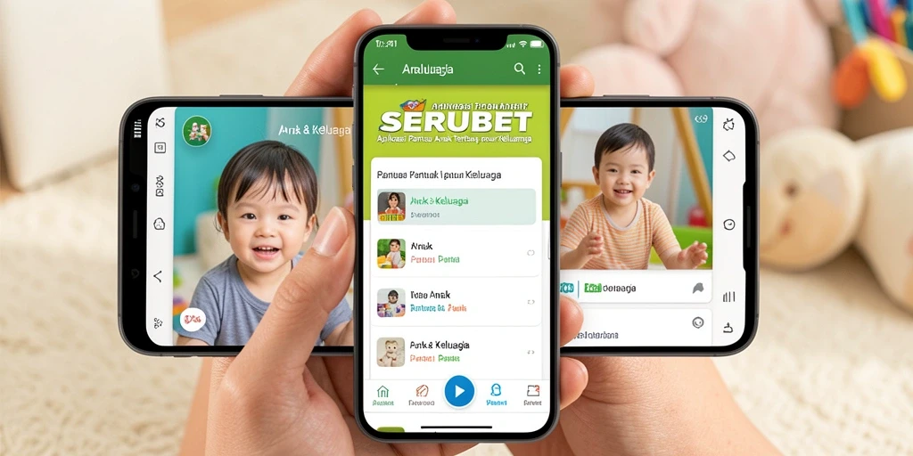 Antarmuka SERUBET yang sederhana dan efektif untuk Pantau Anak.