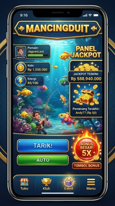 mancingduit tampilan beranda