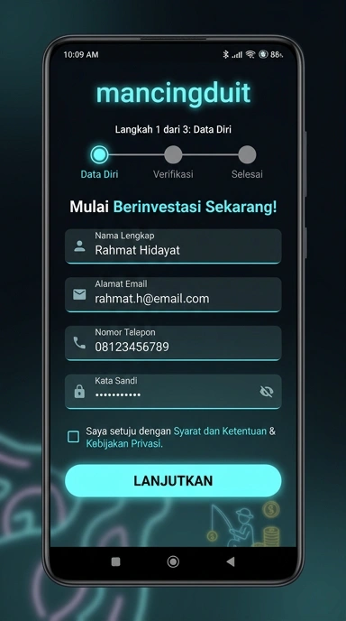 Daftar Akun Mancingduit untuk Pengguna Android