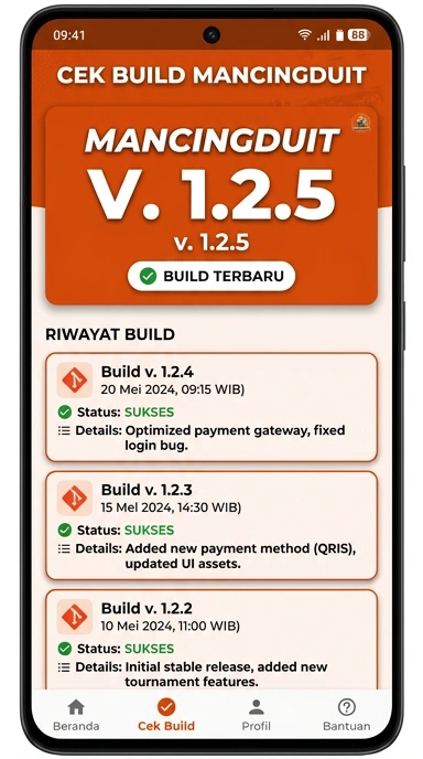 Riwayat Versi Aplikasi mancingduit untuk Android